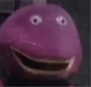 🙂 Barney the Dinosaur Barney & Friends whatsapp sticker