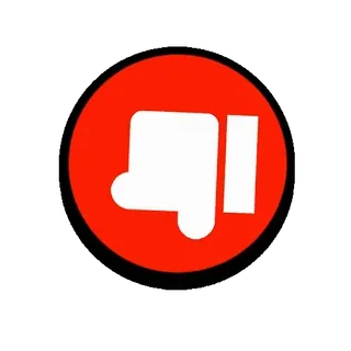 👎 thumbs down, dislike, negative, agreement, bad whatsapp sticker