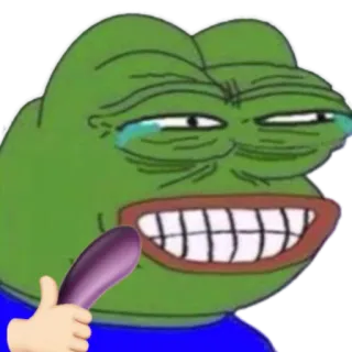 😂 Pepe the Frog Meme, Katak, Kartun whatsapp sticker