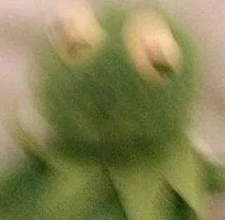 👹 Kermit кермит, лягушка, маппет, мем telegram sticker