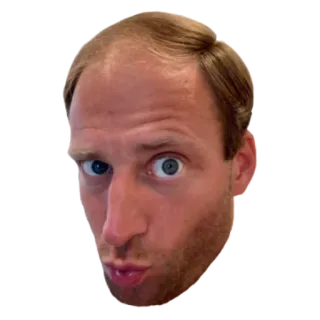 😘 homme, tête, visage, personne, portrait telegram sticker