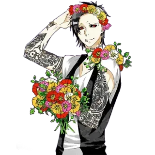Tokyo Ghoul ~@AnimeLibrary_Stickers telegram stickers