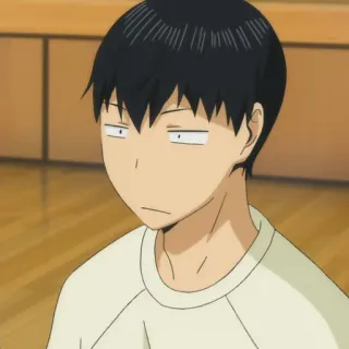 🏐 Tobio Kageyama Haikyuu!! anime, cartoon, character, haikyuu, tobio kageyama telegram sticker