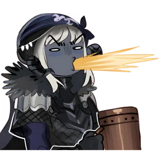 Демоны и ведьмы @Nyasticks telegram stickers