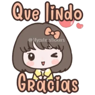 🍭@Mycute_stickers cute Talia telegram stickers