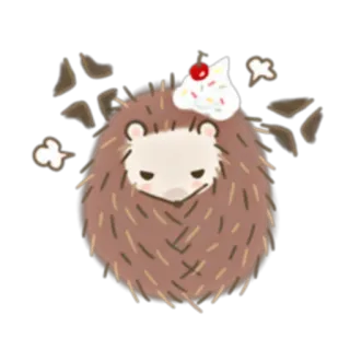 Muffin The Hedgehog (FULL) [ENG] @WSZB_Stickers telegram stickers