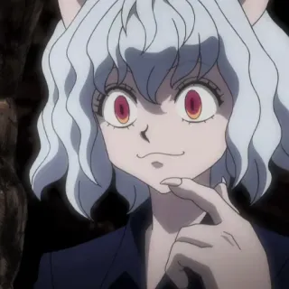 ⚜ Neferpitou Hunter x Hunter Anime, Hunter x Hunter, Neferpitou, Fourmi, Vilain telegram sticker