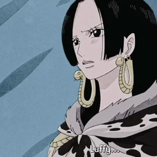 🖤 Boa Hancock One Piece Luffy... Anime, Boa Hancock, One Piece, Nhân vật, Hoạt hình telegram sticker