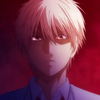 🎵 Anime, Manga, Personaggio, Ritratto, Arrabbiato, Serio whatsapp sticker