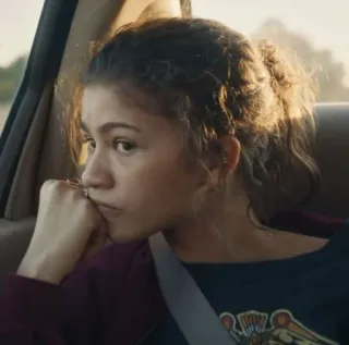 🤍 Zendaya, actress, portrait, celebrity, woman, person telegram sticker