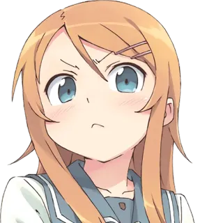😠 สาวอนิเมะ, ตัวการ์ตูน, ภาพตัดปะ, ภาพประกอบ telegram sticker