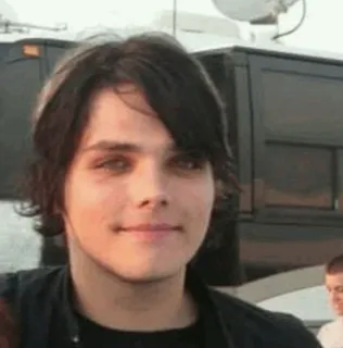 😊 Gerard Way Gerard Way, My Chemical Romance, Sänger, Musiker, Emo telegram sticker