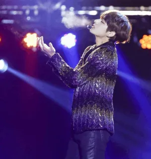 🖤 k-pop, singer, music, performance, concert, stage telegram sticker