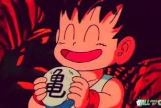 😄 Goku Dragon Ball Anime, Dessin animé, Dragon Ball, Goku, Enfant telegram sticker