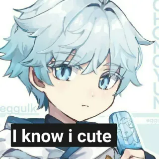 😏 Chongyun Genshin Impact I know i cute chongyun, genshin impact, anime, lindo, helado telegram sticker