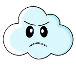 cloud Nina (by @nothingInowhere) telegram stickers