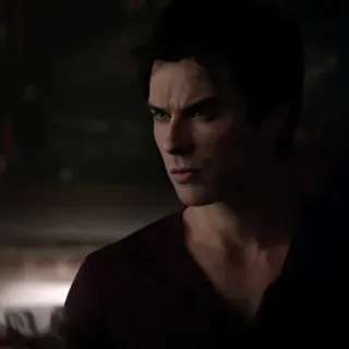 🩸 Damon Salvatore The Vampire Diaries wampir, serial, dramat, fantasy, paranormalne, nadprzyrodzone telegram sticker