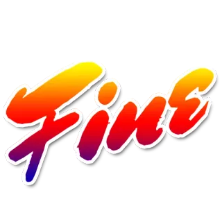 ☺️ Fine baik, ok, setuju, positif, persetujuan whatsapp sticker