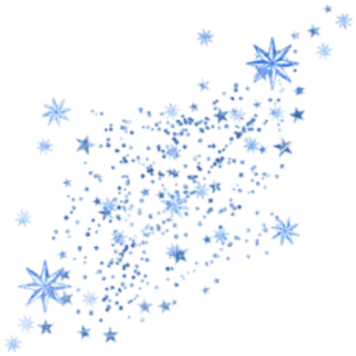 🌀 snowflake, winter, snow, blue, ice, crystal telegram sticker