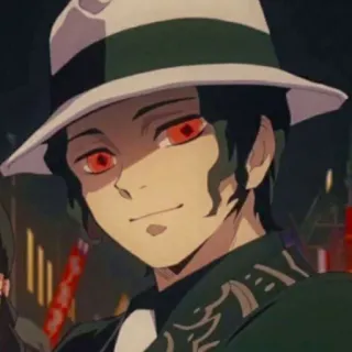🥀 Muzan Kibutsuji Demon Slayer Muzan Kibutsuji, Demon Slayer, Personagem de anime, Anime telegram sticker