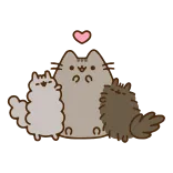AnimatedPusheen @IMG2D whatsapp stickers