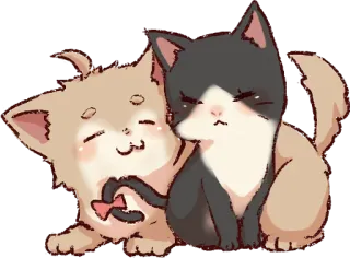 🐱 кот, милый, котёнок, домашнее животное, животные, каваий telegram sticker