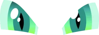 👀 olhos, desenho animado, verde, animado, personagem telegram sticker
