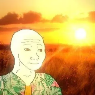 ☀ Wojak Wojak, meme, doomer, internet meme telegram sticker