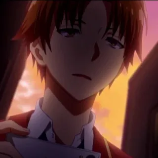 🔗 Ayanokoji Kiyotaka Classroom of the Elite Anime, Teenager, Kiyotaka, Ayanokoji whatsapp sticker