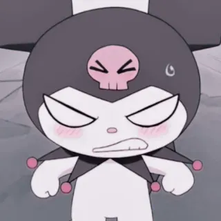 💕 Kuromi Kuromi, Anime, Dibujos animados, Sanrio telegram sticker