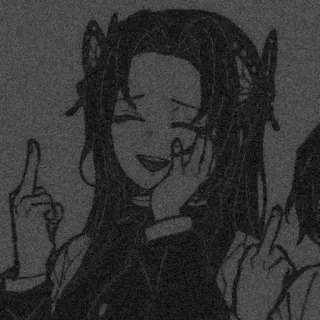 🌪 anime, middle finger, offensive, gesture telegram sticker