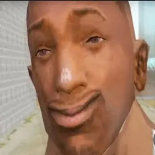 ☺ CJ Grand Theft Auto: San Andreas video game, personagem, CJ, San Andreas, GTA, Grand Theft Auto whatsapp sticker