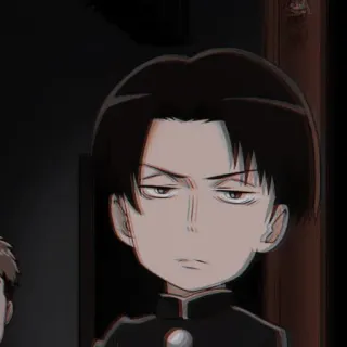 ☕ Levi Ackerman Attack on Titan levi ackerman, attack on titan, anime, manga, character telegram sticker