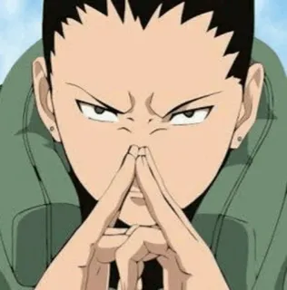 🎼 Shikamaru Nara Naruto Anime, Ninja, Shikamaru, Naruto, Personaje, Serio, Nara whatsapp sticker