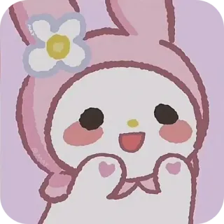 ❤ My Melody My Melody, Sanrio, lindo, conejo, kawaii telegram sticker