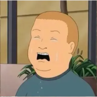 😭 Bobby Hill King of the Hill desenho animado, chorando, triste, emocional, televisão, animação, personagem whatsapp sticker