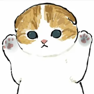 🤍 kot, kociak, słodki, zwierzę, zwierzę domowe, domowy, uroczy, kreskówka telegram sticker