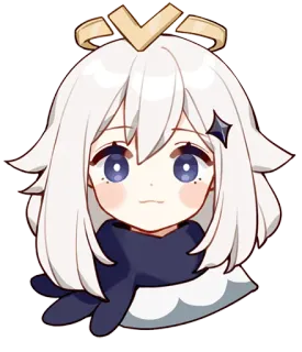 ☺️ Paimon Genshin Impact パイモン, 原神, アニメ, ゲーム, ちびキャラ, 可愛い telegram sticker