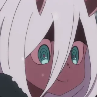 🥡 Zero Two Darling in the Franxx anime, girl, zero two, darling in the franxx telegram sticker