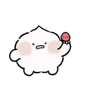 😤 Desenho animado, Fofo, Personagem, Ilustração, Kawaii telegram sticker