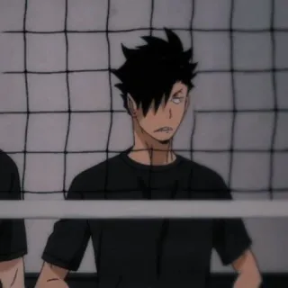 🌟 Kuroo Tetsurou Haikyuu!! anime, haikyuu, kuroo tetsurou, volleyball, character telegram sticker