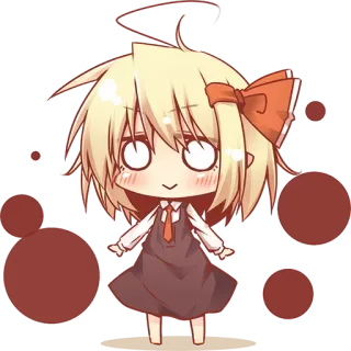 ☺ อนิเมะ, จิบิ, น่ารัก, คาวาอิ telegram sticker