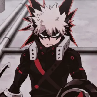 💥 Katsuki Bakugo My Hero Academia anime, manga, hero, Bakugo, Katsuki, My Hero Academia, explosion telegram sticker