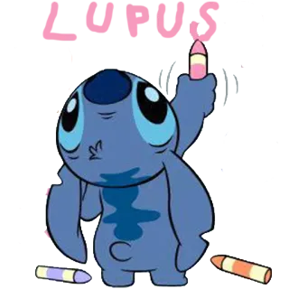 🐨 Stitch LUCAS cartoon, Stitch, Lilo & Stitch, Disney, cute, crayon telegram sticker