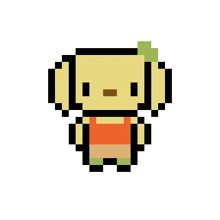 💛 Pixel Art, Charakter, Spielfigur, Süß, Digitale Kunst telegram sticker