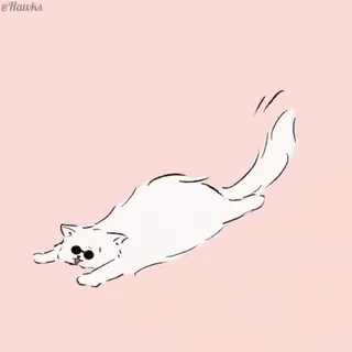 😪 eHawks gatto, carino, animale, disegno, gattino, animale domestico telegram sticker