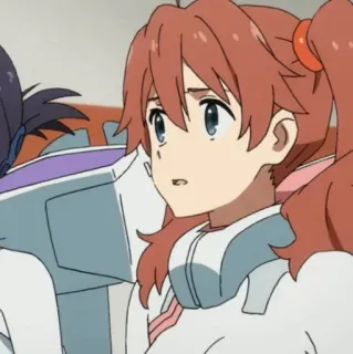 🍧 Miku Darling in the Franxx Anime, Cartoon, Personage, Miku, Darling in the Franxx telegram sticker