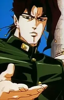 👉 Kakyoin Noriaki JoJo's Bizarre Adventure Anime, Manga, Postać, JoJo, Kakyoin telegram sticker