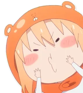 😚 anime, cartoon, character, sticker, cute, girl telegram sticker