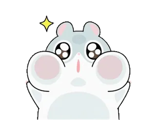 🥺 น่ารัก, แฮมสเตอร์, สัตว์, สติกเกอร์, คาวาอิ telegram sticker